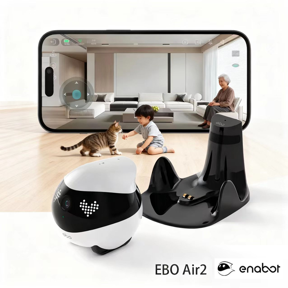 Home Security Robot - Enabot EBO AIR 2, робот-компаньон, 2K,