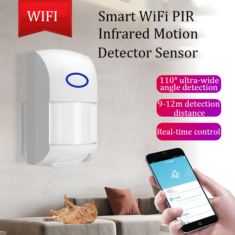 Sim Gsm Alarm - Умный датчик движения Tuya PIR, Wi-Fi,