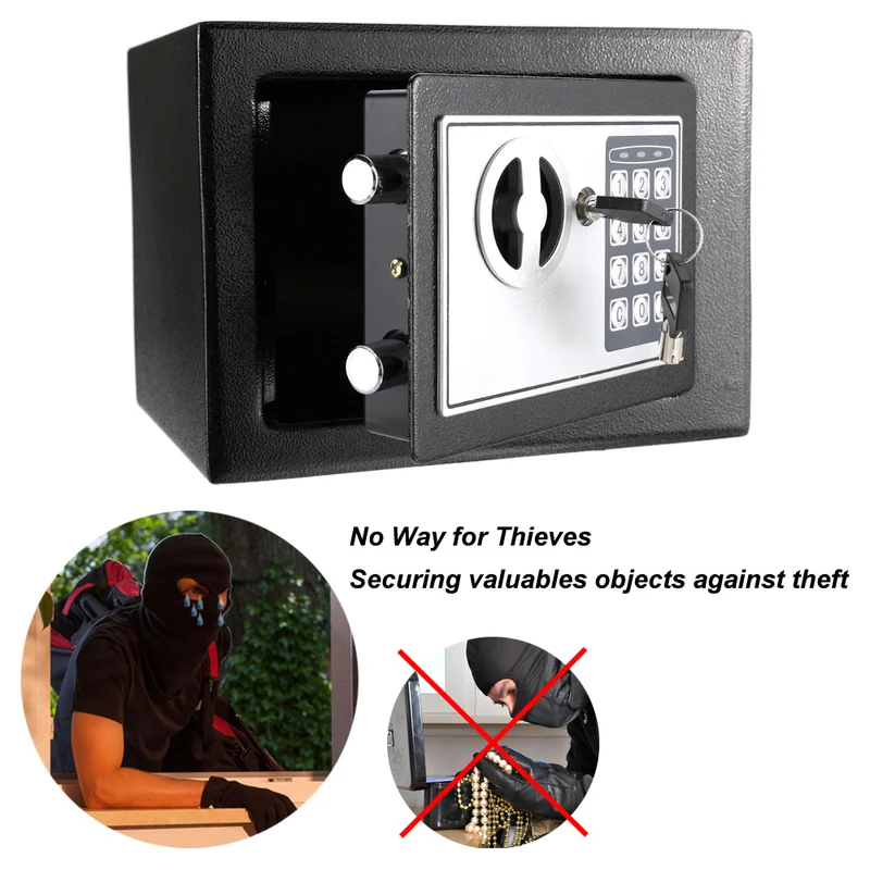 Электронный цифровой сейф с ко – обзор и цена Home Security Items