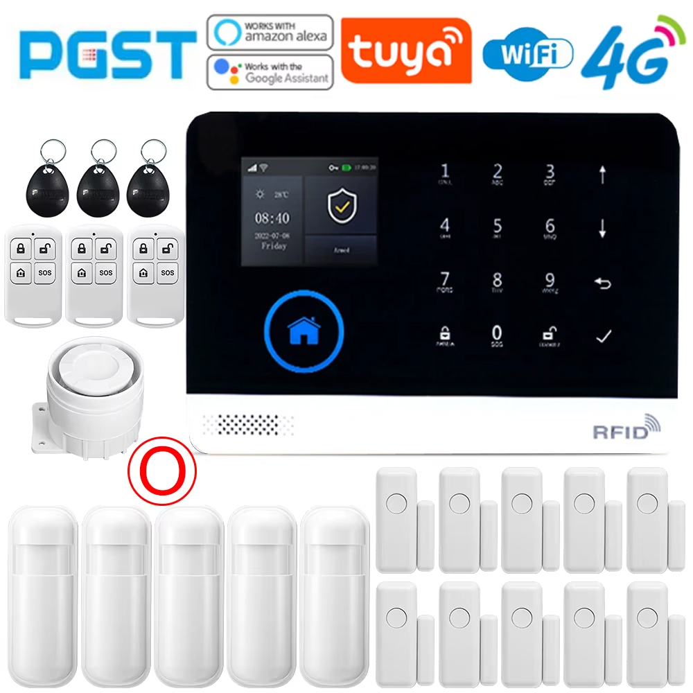 Домашняя сигнализация PGST, Wi – обзор и цена Sim Gsm Alarm