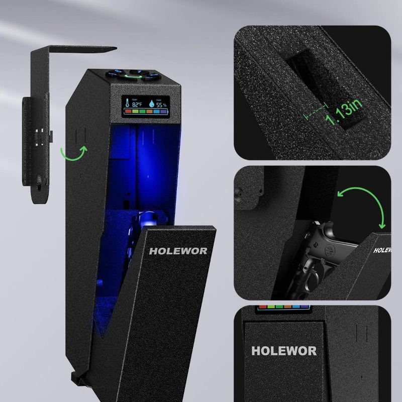 Умный сейф для пистолета с био – обзор и цена Home Security Box